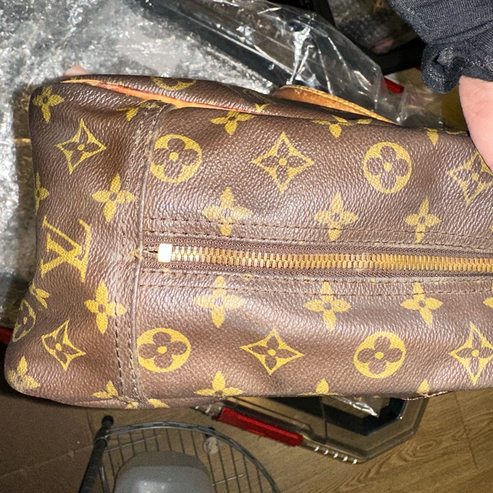 Louis Vuitton Monogram Duffel Bag in Brown and Tan - Picture 12 of 13